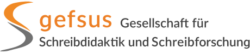 Schriftzug mit dem Logo der Fachgesellschaft für Schreibdidaktik und Schreibforschung e.V.
